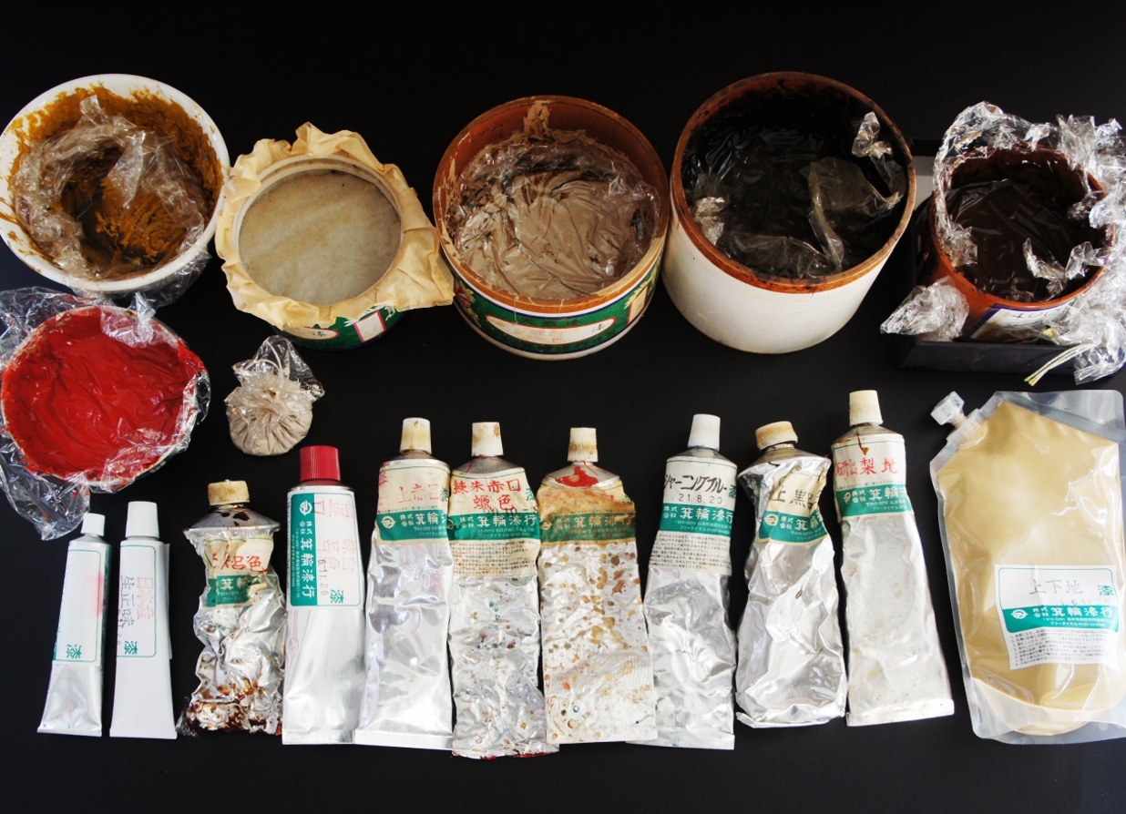 日本産と中国産の漆