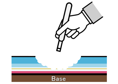 choshitsu (carving lacquer) procedure by Kaori Sugano